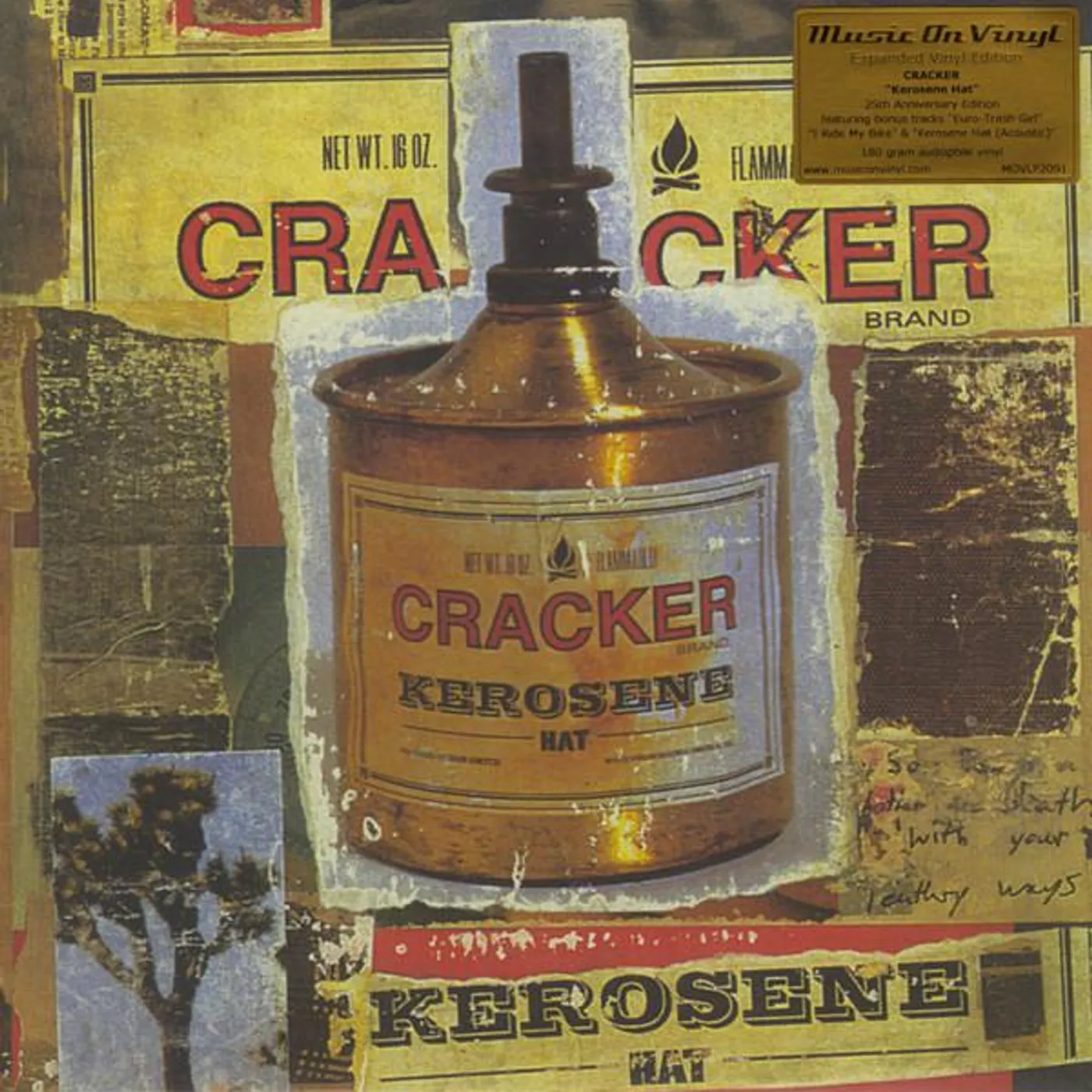 Cracker KEROSENE HAT (180G/GATEFOLD SLEEVE/25TH ANNIVERSARY) Vinyl Record