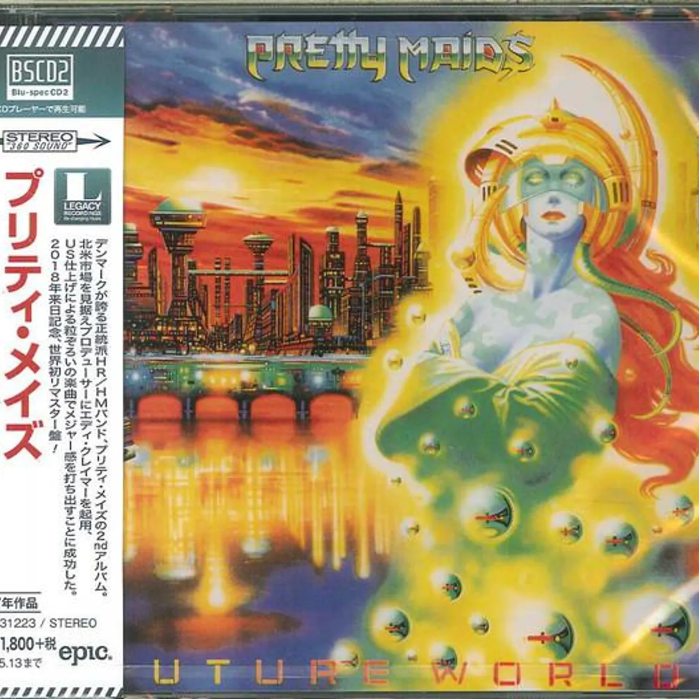 Pretty Maids FUTURE WORLD (BLU-SPECCD2/REMASTER) CD