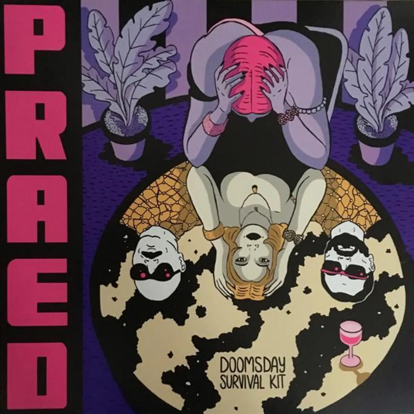 Praed DOOMSDAY SURVIVAL KIT (PINK VINYL) Vinyl Record