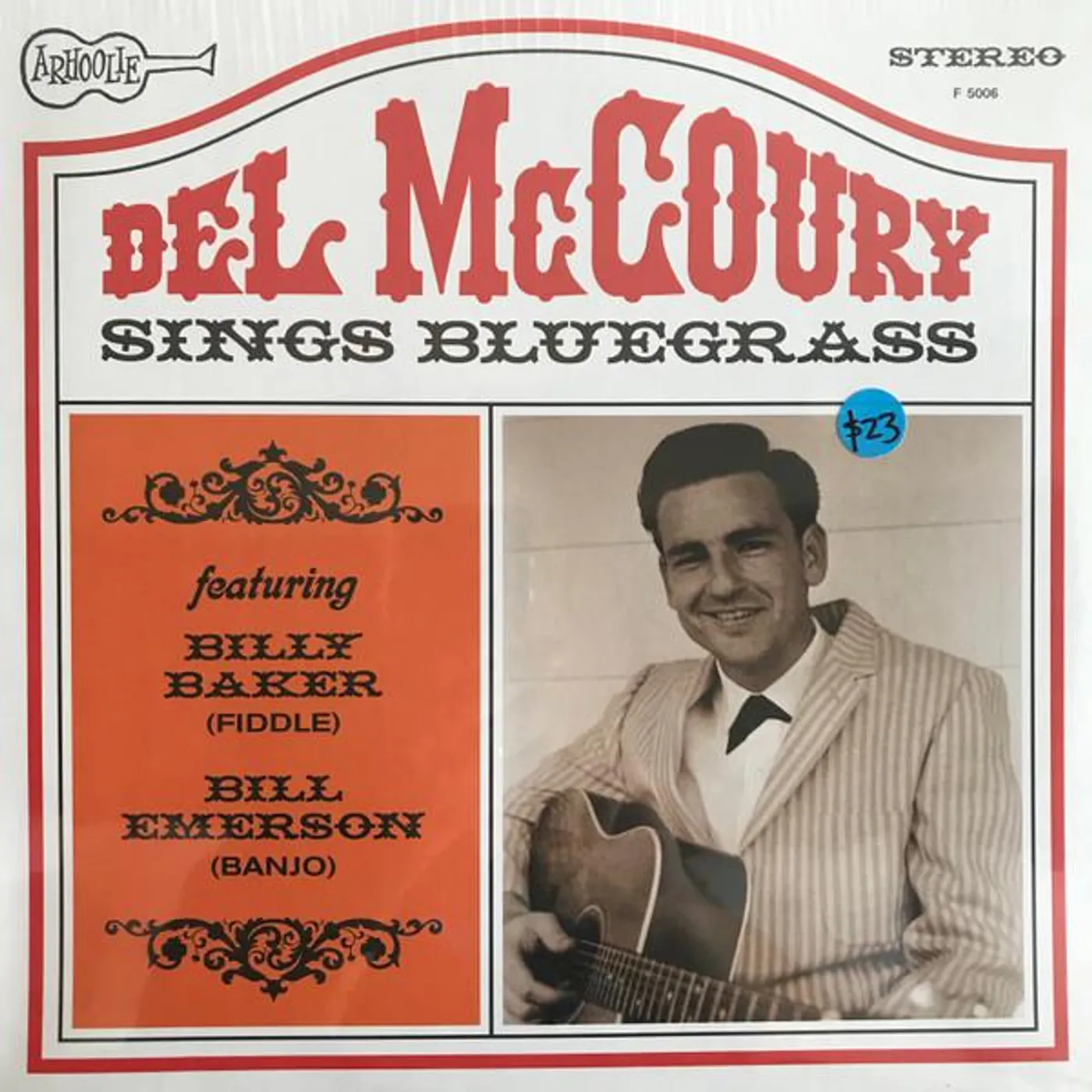 DEL MCCOURY SINGS BLUEGRASS Vinyl Record