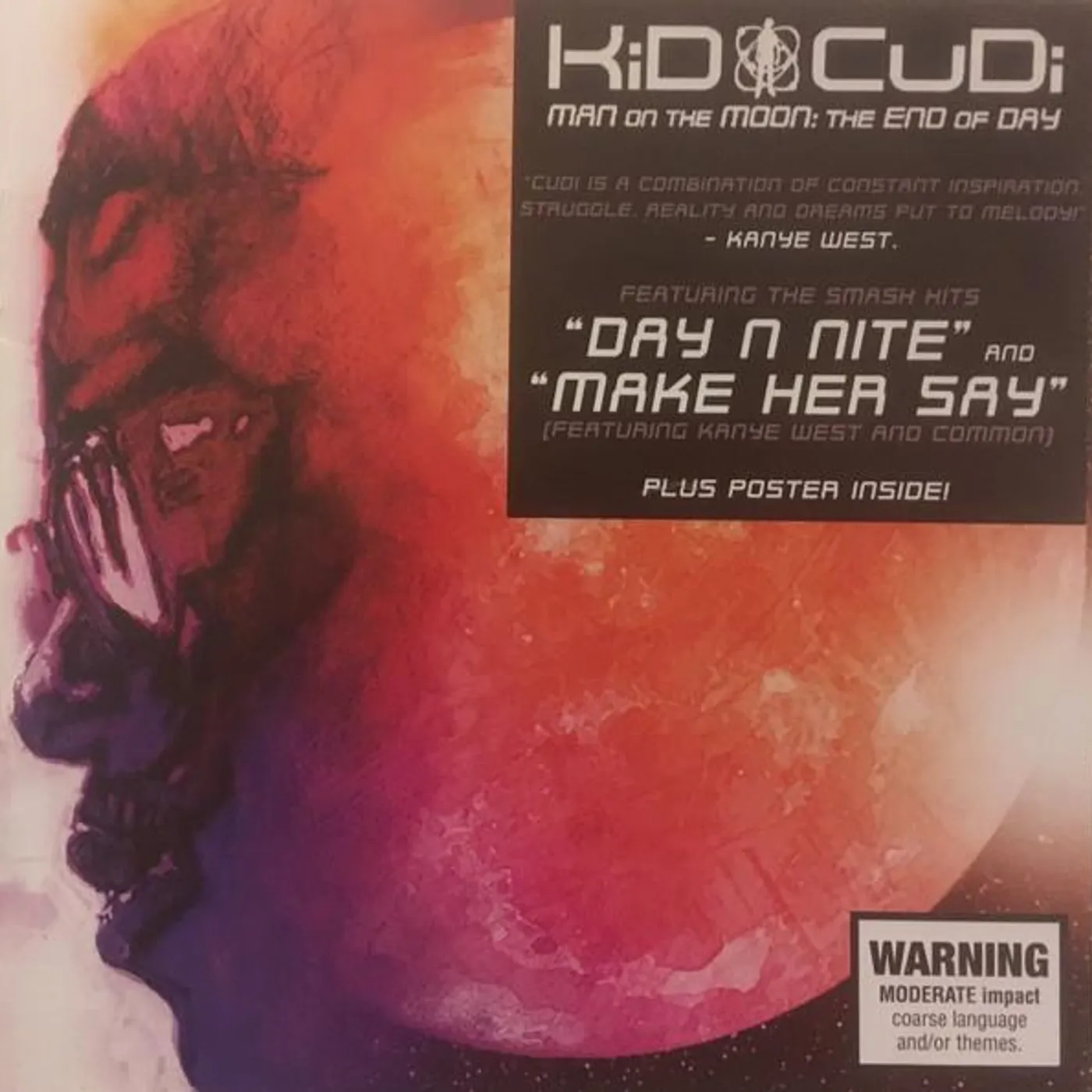 Kid Cudi MAN ON THE MOON: THE END OF DAY CD