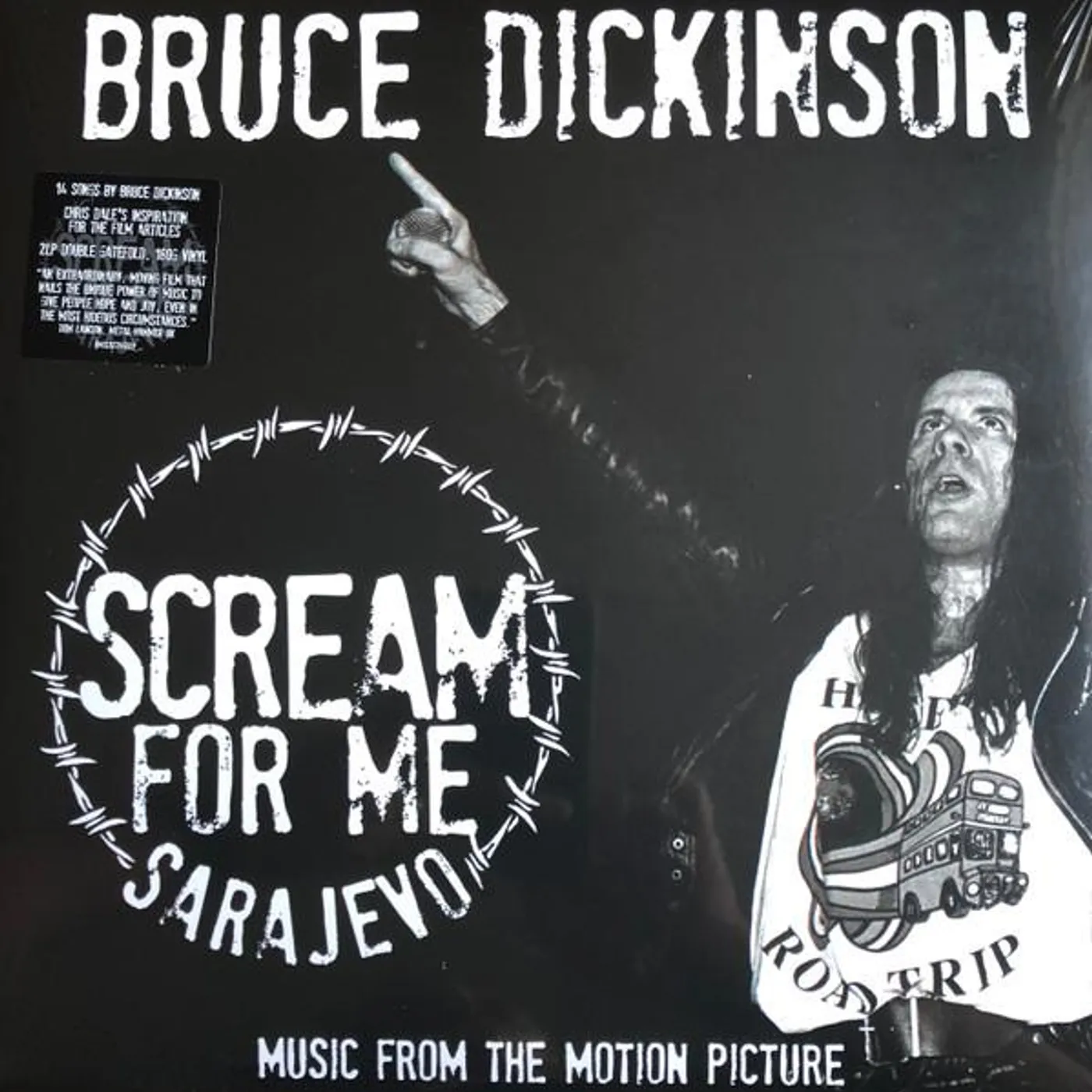 Bruce Dickinson SCREAM FOR ME SARAJEVO Vinyl Record