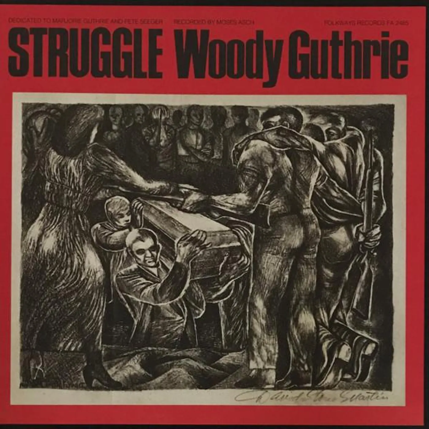 Woody Guthrie STRUGGLE Vinyl Record
