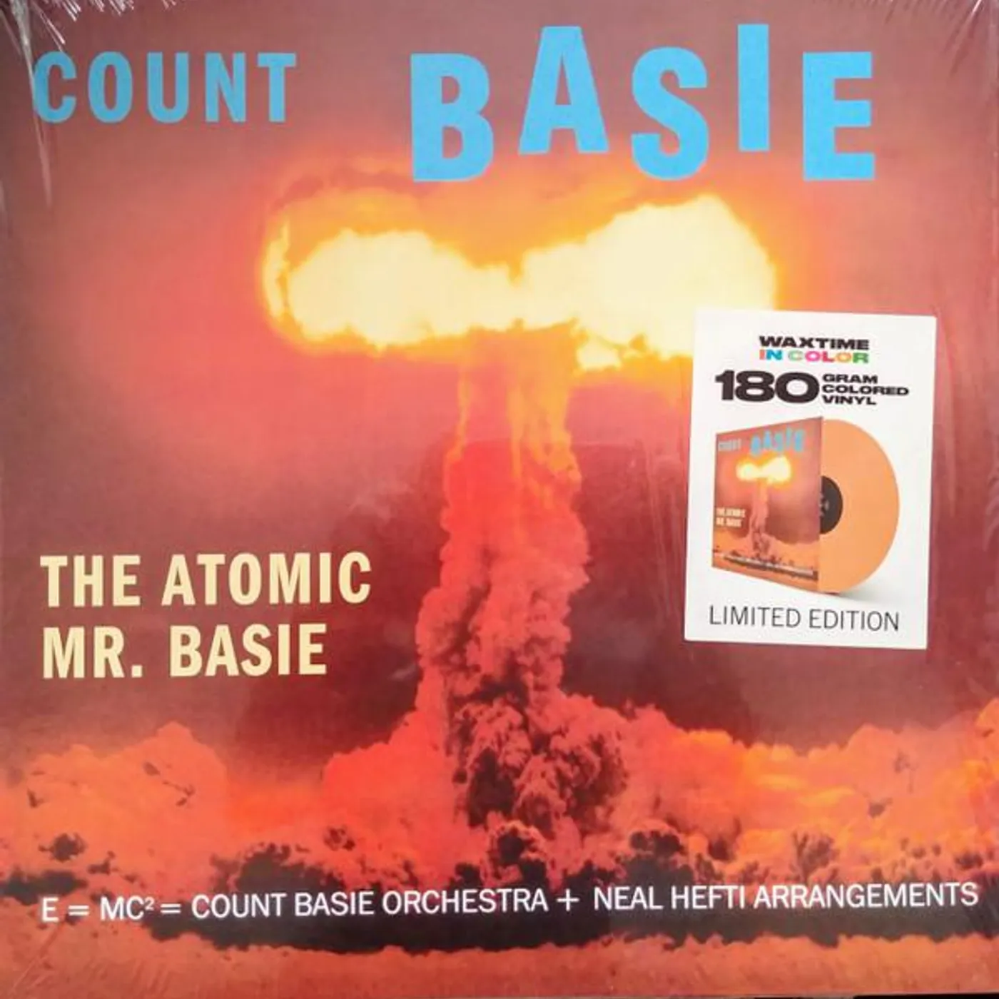Count Basie ATOMIC MR. BASIE (4 BONUS TRACKS/180G/LIMITED EDITION/SOLID ORANGE VIRGIN VINYL) Vinyl Record