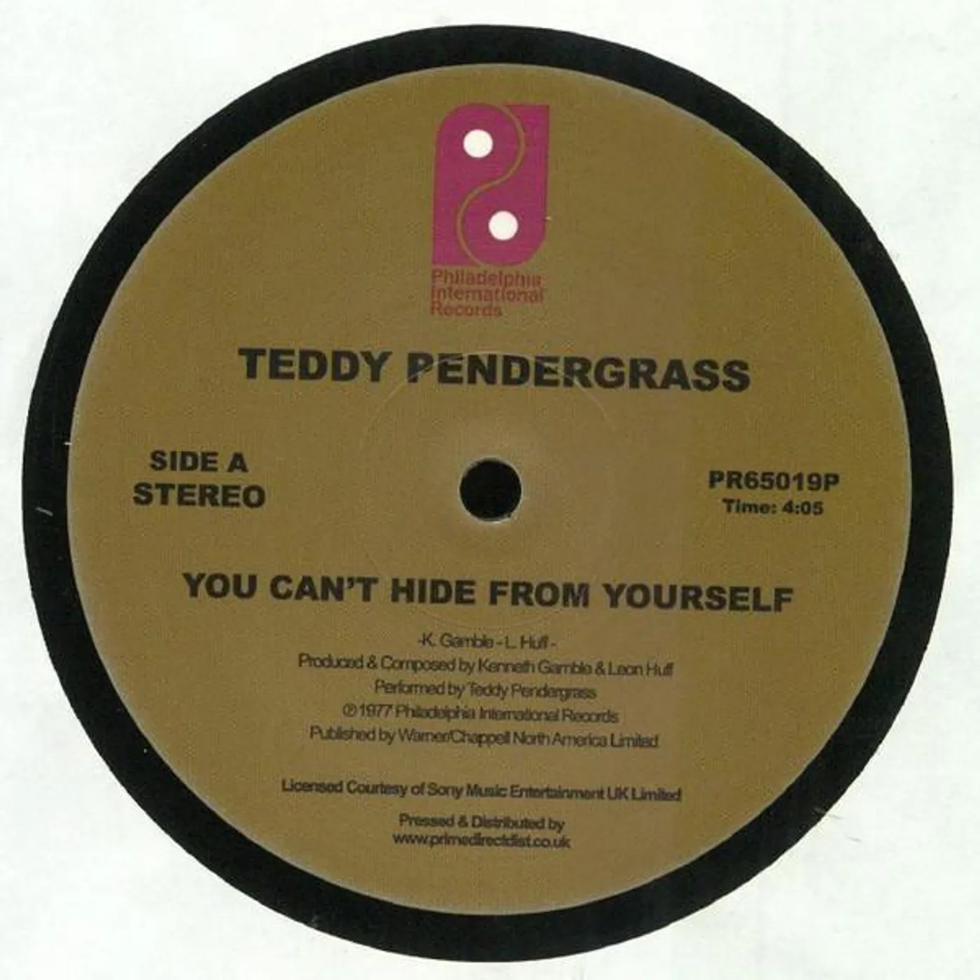 Teddy Pendergrass You Can't Hide From Yourself Vinyl Record