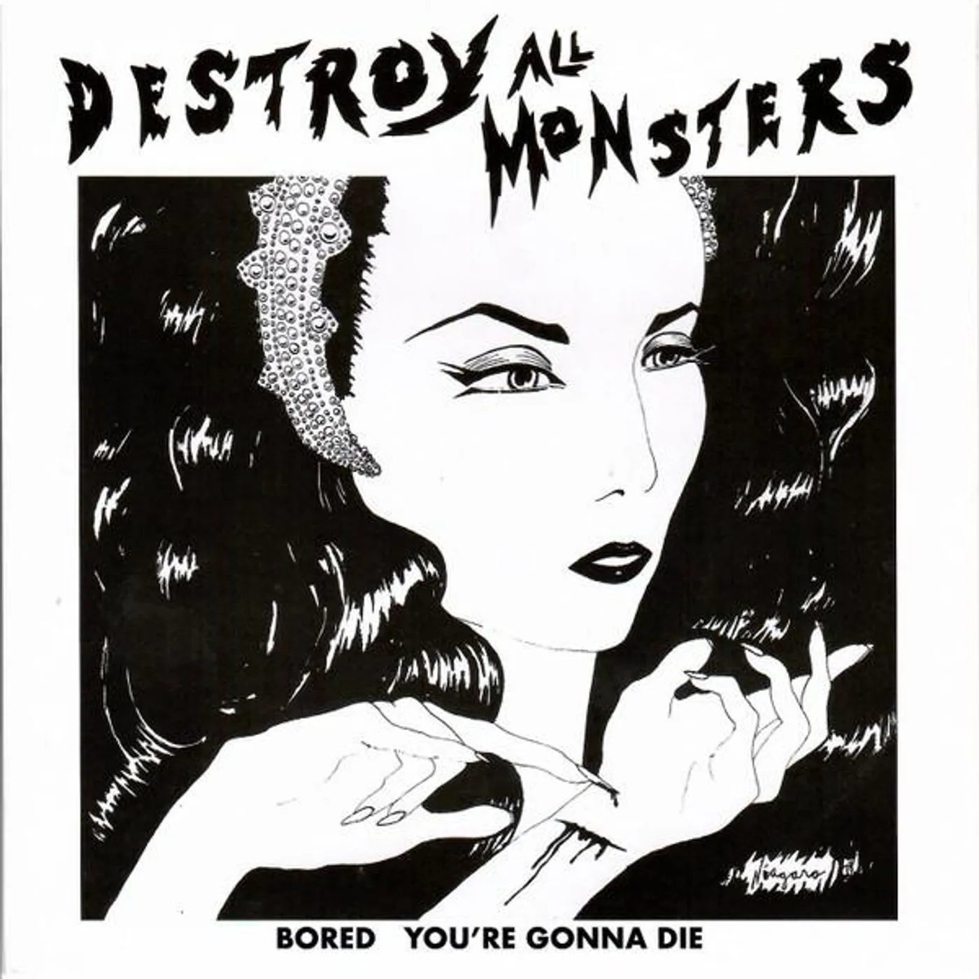 Destroy All Monsters BORED / YOU'RE GONNA DIE Vinyl Record