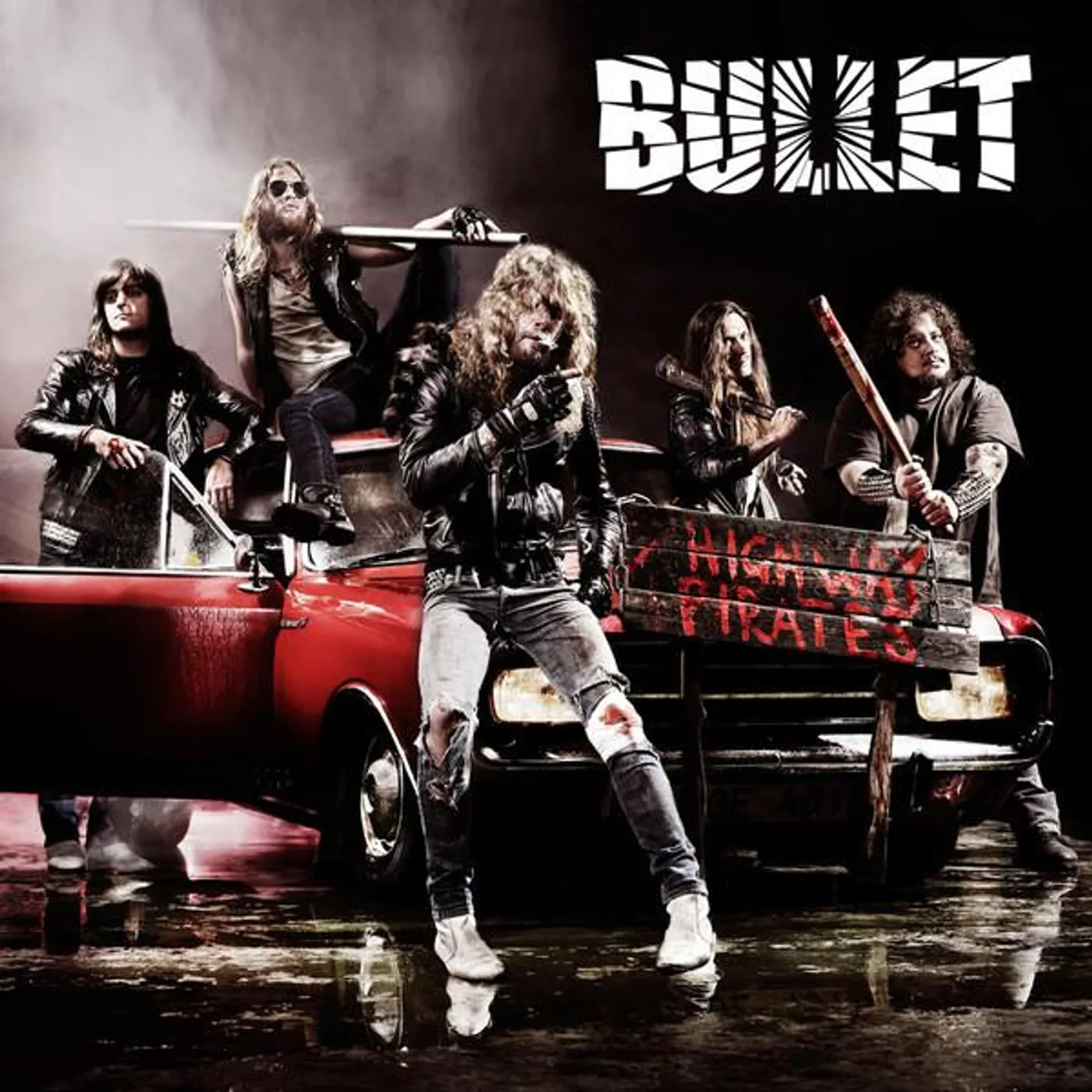 Bullet HIGHWAY PIRATES (CLEAR VINYL) Vinyl Record