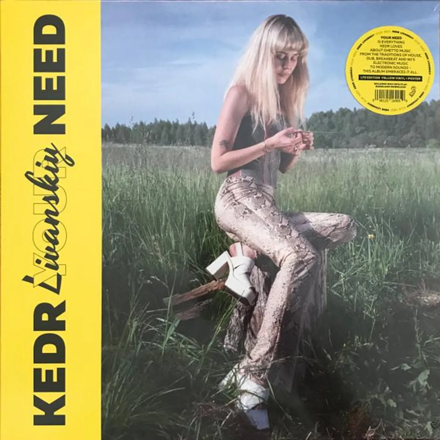 Kedr Livanskiy Your Need (Yellow) Vinyl Record