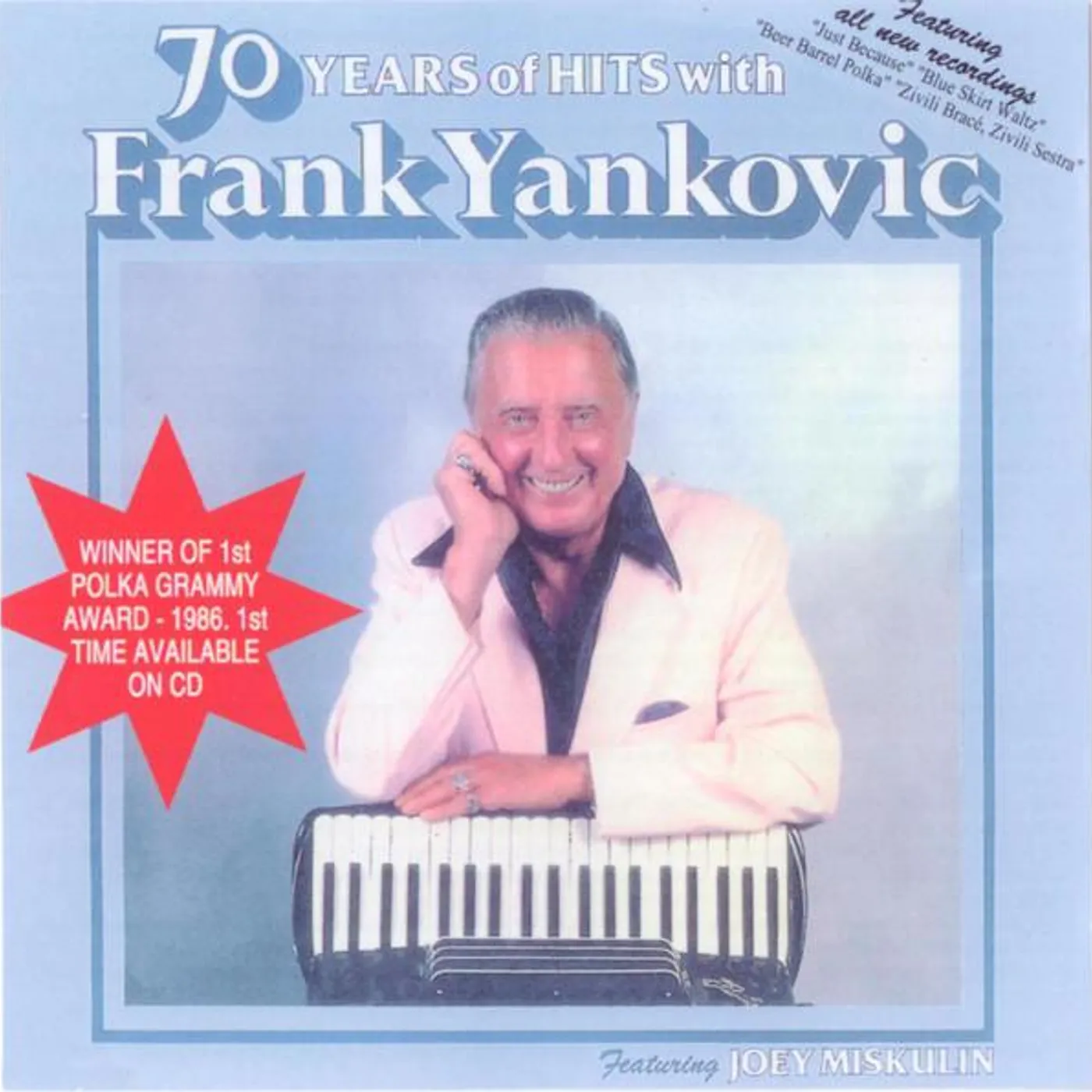 Frank Yankovic 70 YEARS OF HITS CD