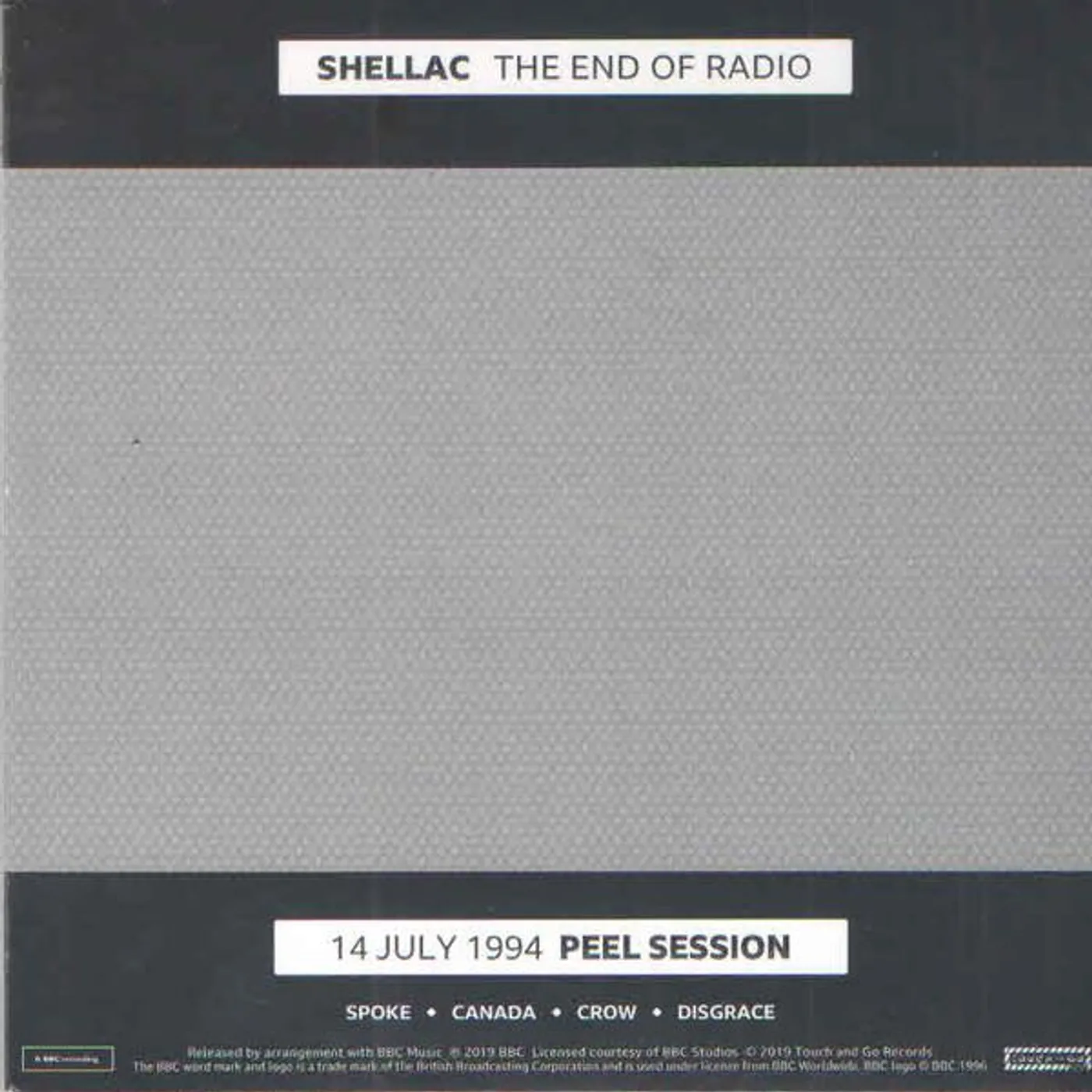 Shellac END OF RADIO CD