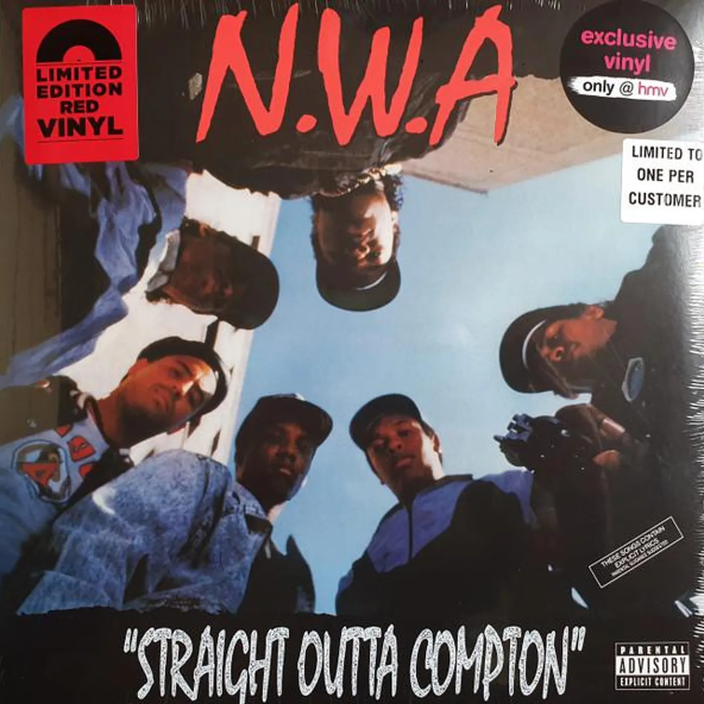 N.W.A. Straight Outta Compton (Red) Vinyl Record