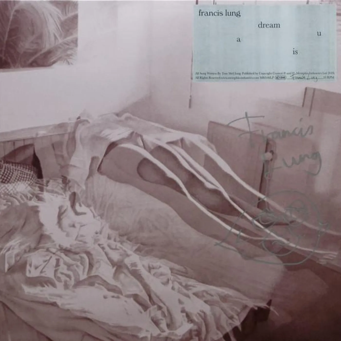 Francis Lung DREAM IS U (PINK VINYL/DL CARD) (I) Vinyl Record