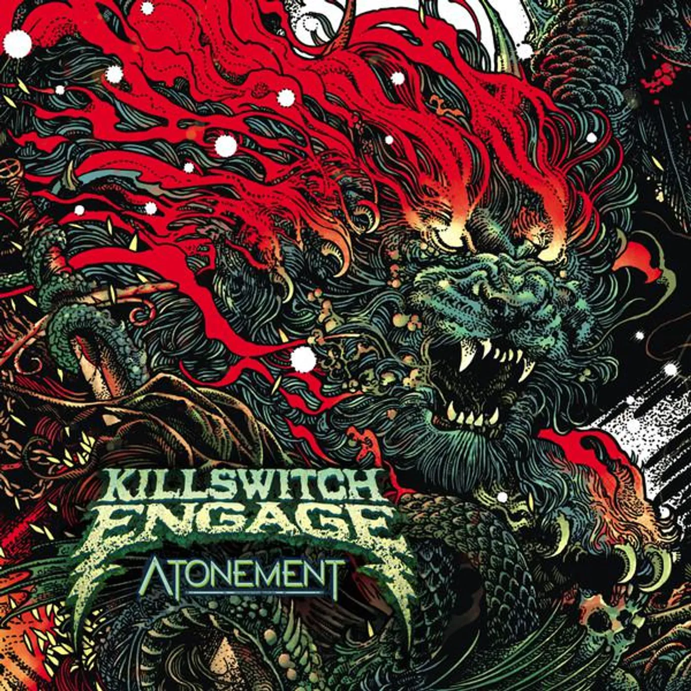 Killswitch Engage ATONEMENT (GRAY BLACK MARBLED VINYL) Vinyl Record