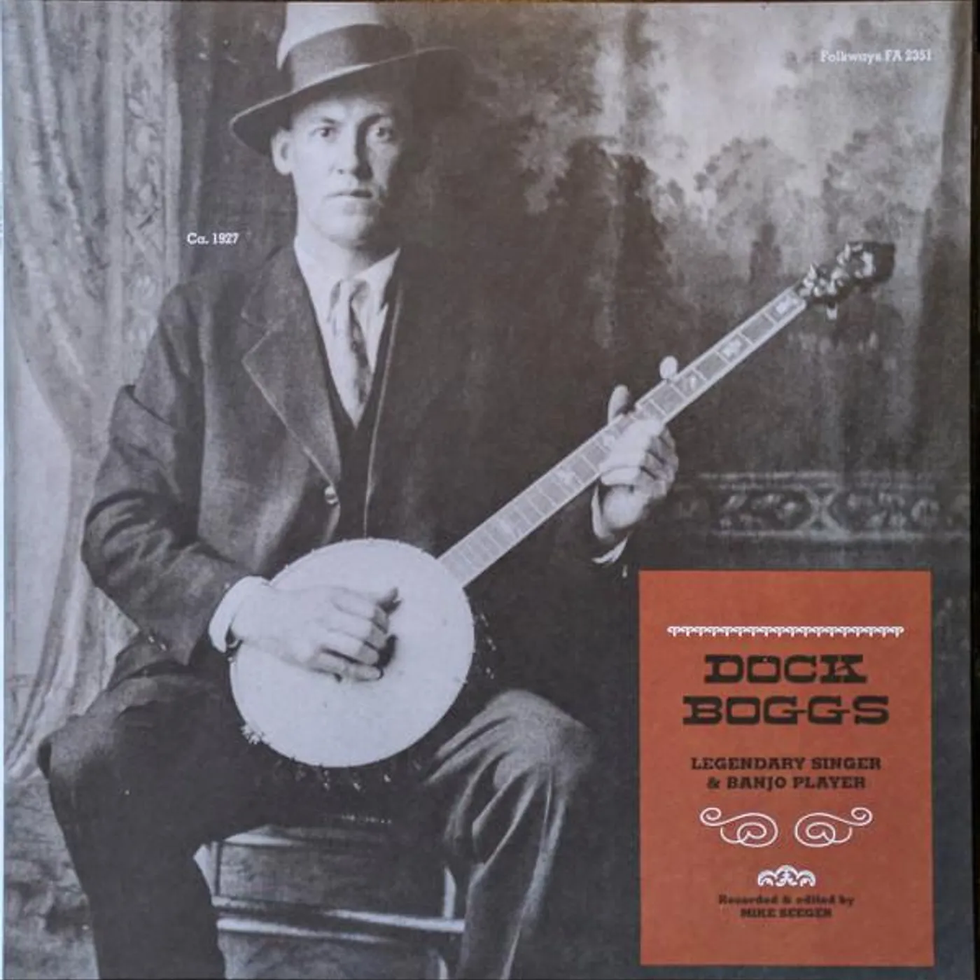 Dock Boggs: Legendary Singer and Banjo Player Vinyl Record