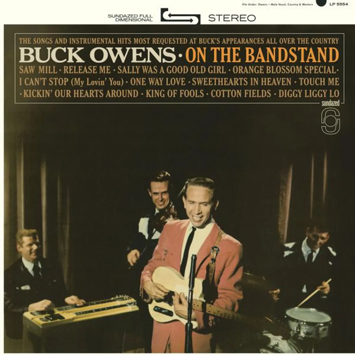 Buck Owens And His Buckaroos ON THE BANDSTAND (GOLD VINYL) Vinyl Record