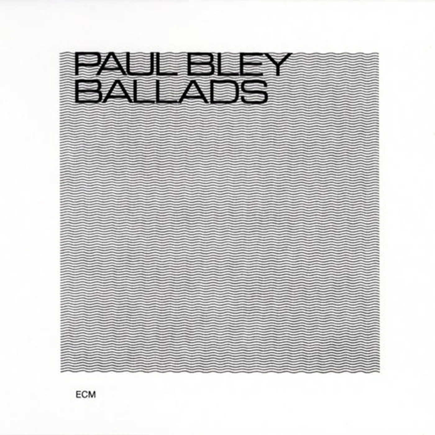 Paul Bley BALLADS CD