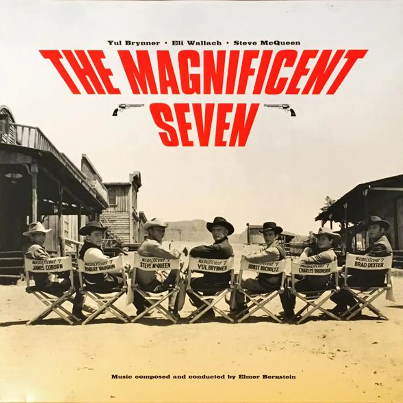 Elmer Bernstein MAGNIFICENT SEVEN Original Soundtrack (180G/DMM/LIMITED SOLID YELLOW  VINYL) Vinyl Record
