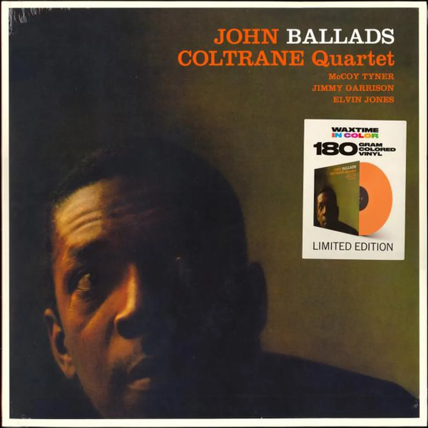 John Coltrane Quartet LP - Ballads (Orange Vinyl)
