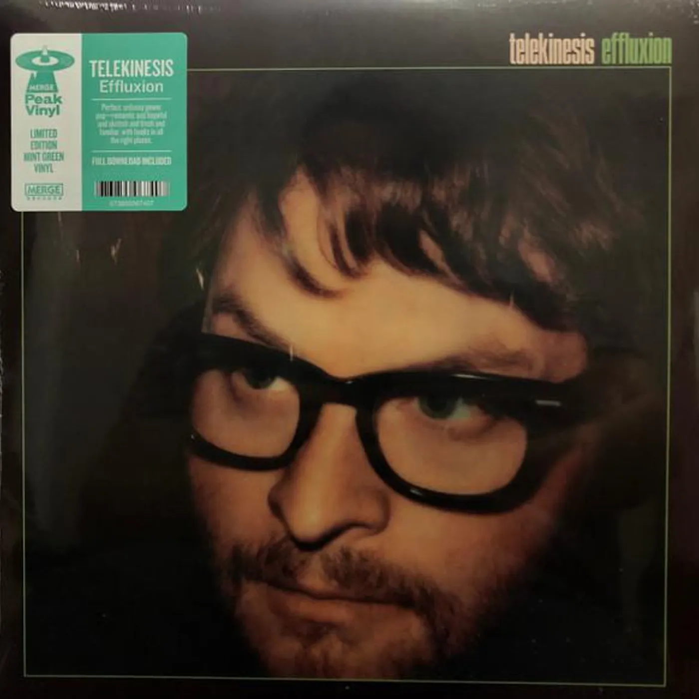 Telekinesis EFFLUXION (GREEN VINYL/DL CODE) (I) Vinyl Record