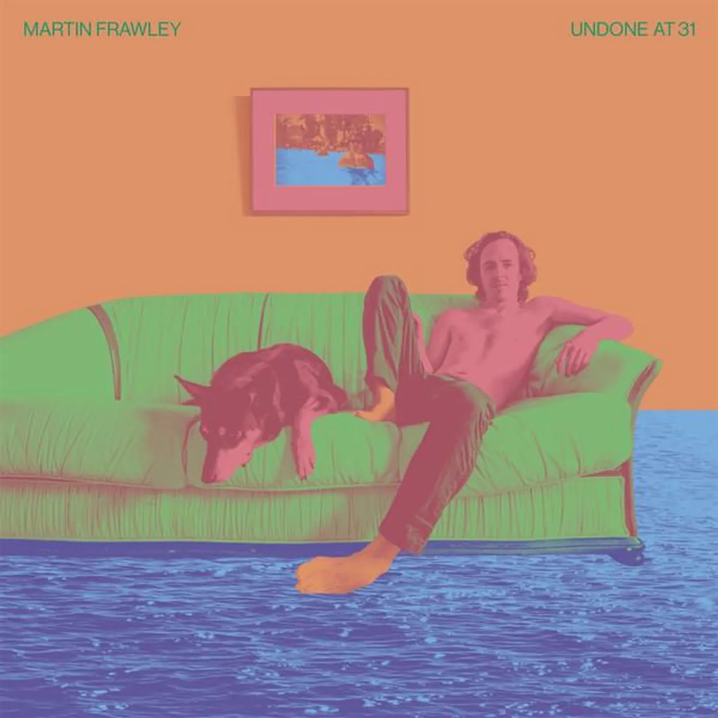 Martin Frawley UNDONE AT 31 (BLUE MARBLE VINYL/DL CODE) (I) Vinyl Record