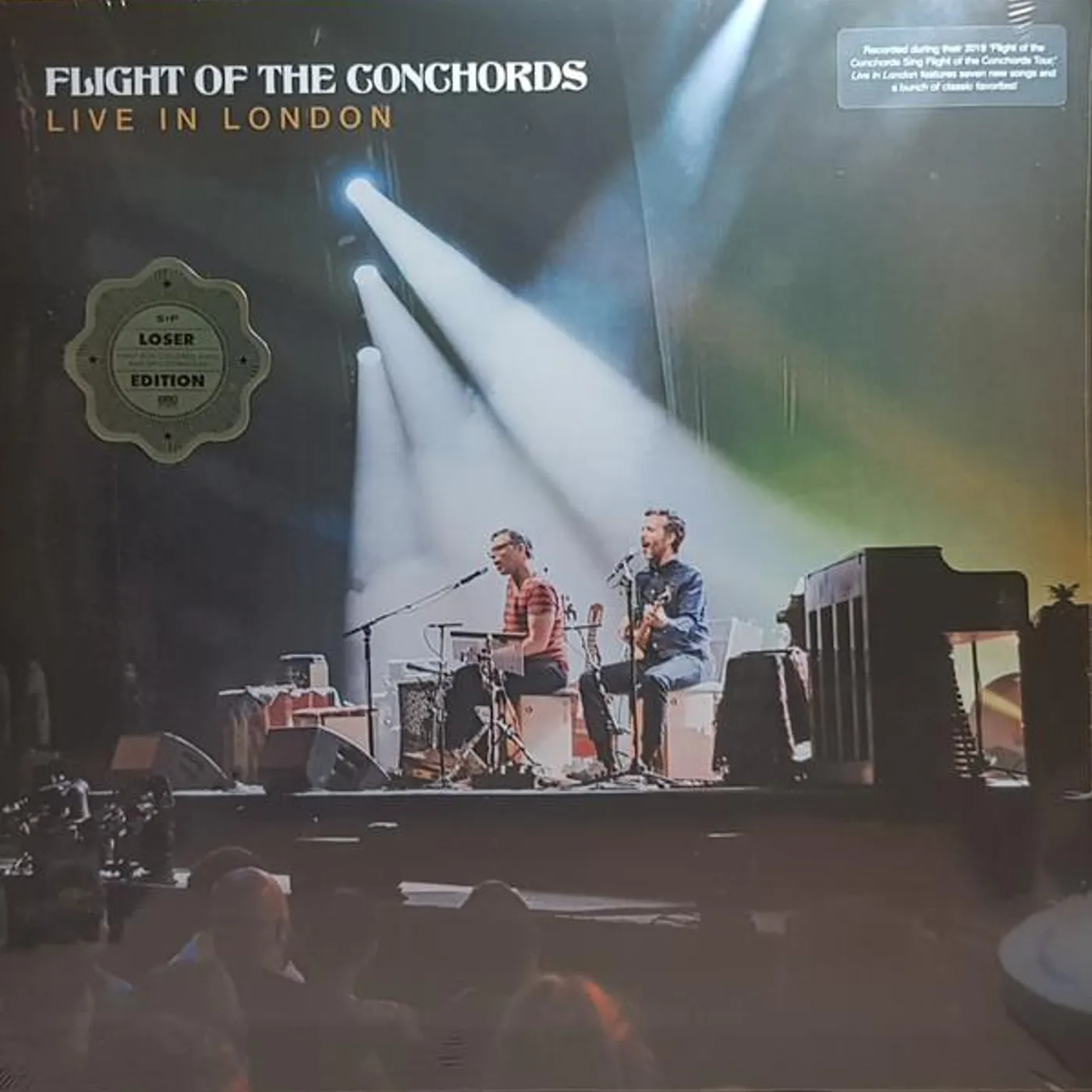 Flight of the Conchords LIVE IN LONDON (3LP/CLEAR VINYL/LOSER EDITION/IMPORT) Vinyl Record