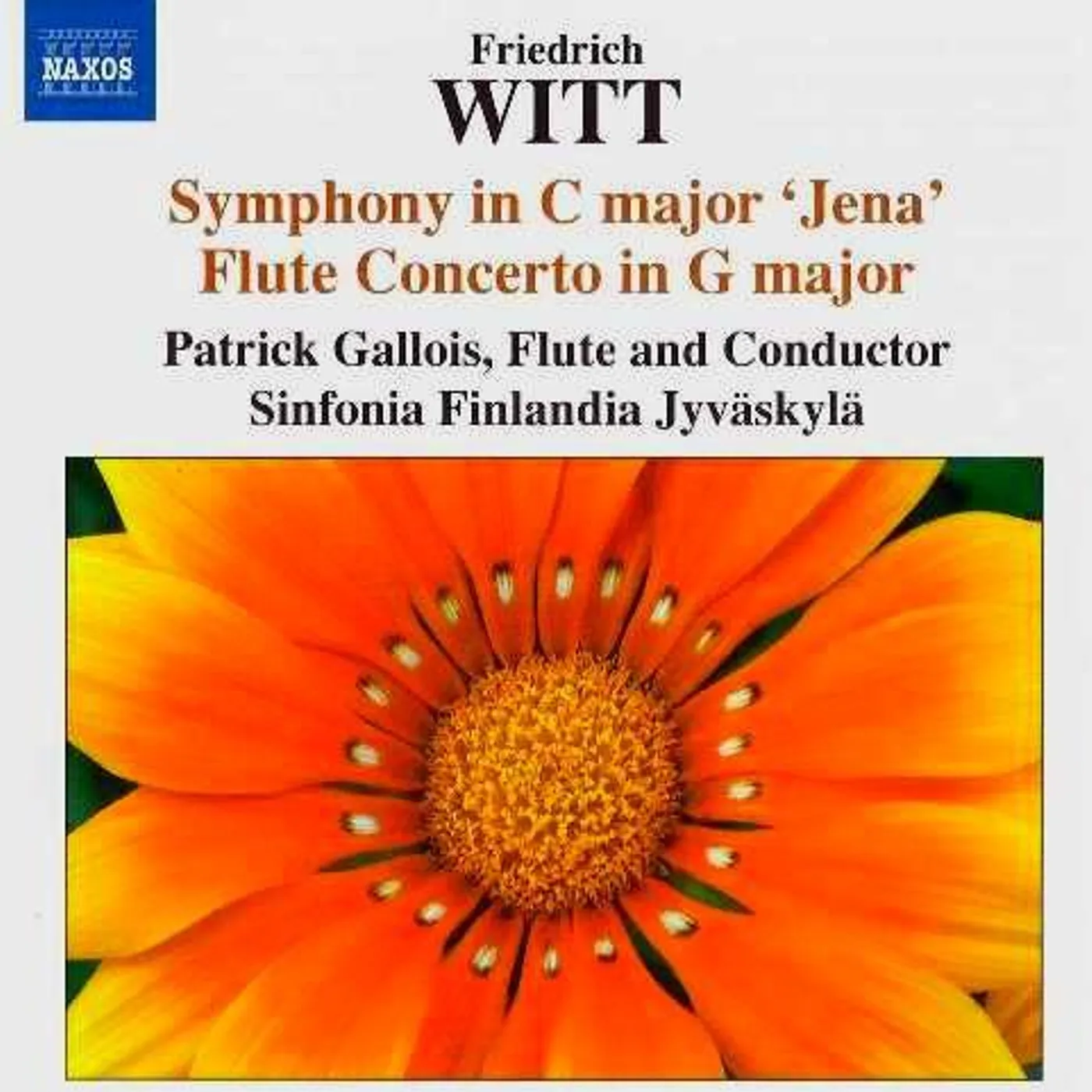 Friedrich Witt SYMPHONY IN C JENA FLUTE CON CD