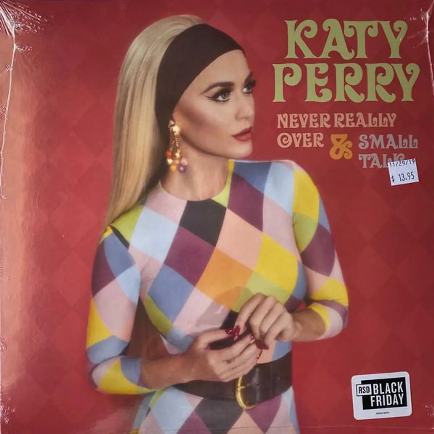 Katy Perry NEVER REALLY OVER / SMALL TALK Vinyl Record