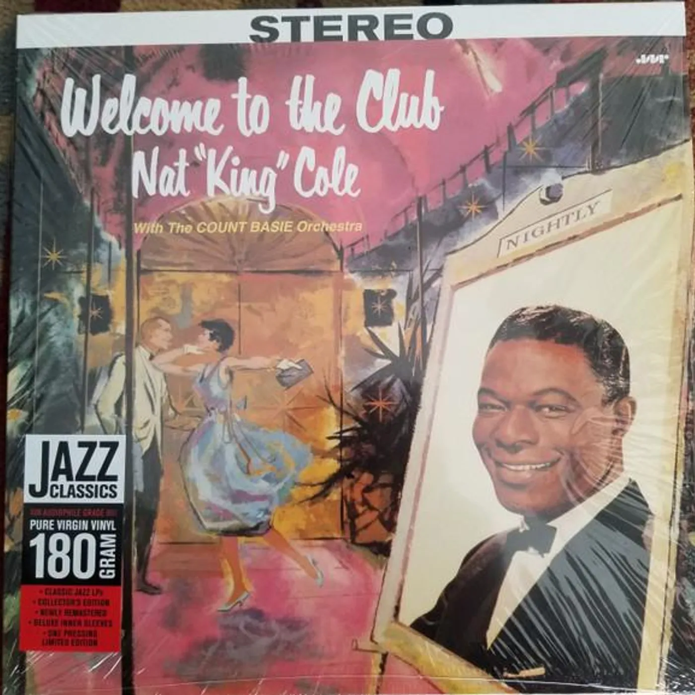 Nat King Cole WELCOME TO THE CLUB (WITH THE COUNT BASIE ORCHESTRA) (LIMITED180G/VIRGIN VINYL) Vinyl Record