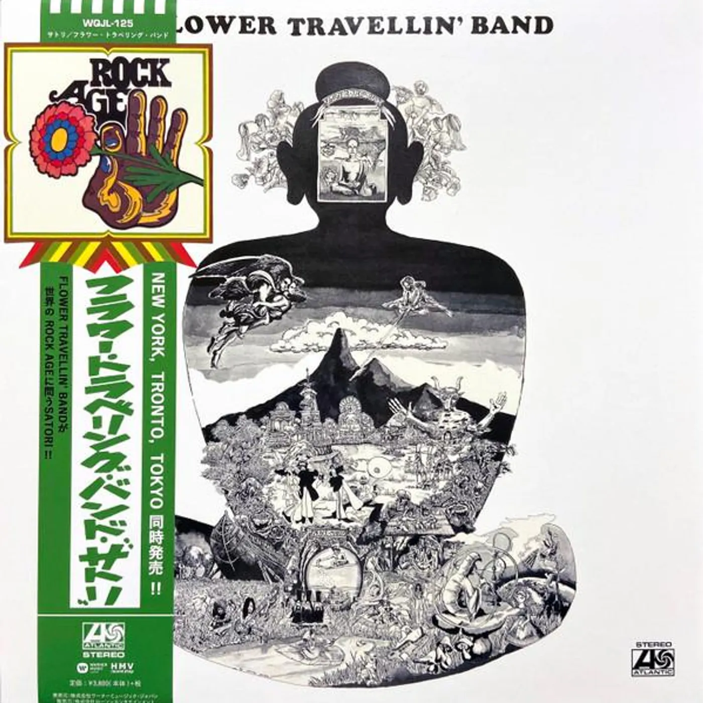 Flower Travellin' Band Satori Vinyl Record