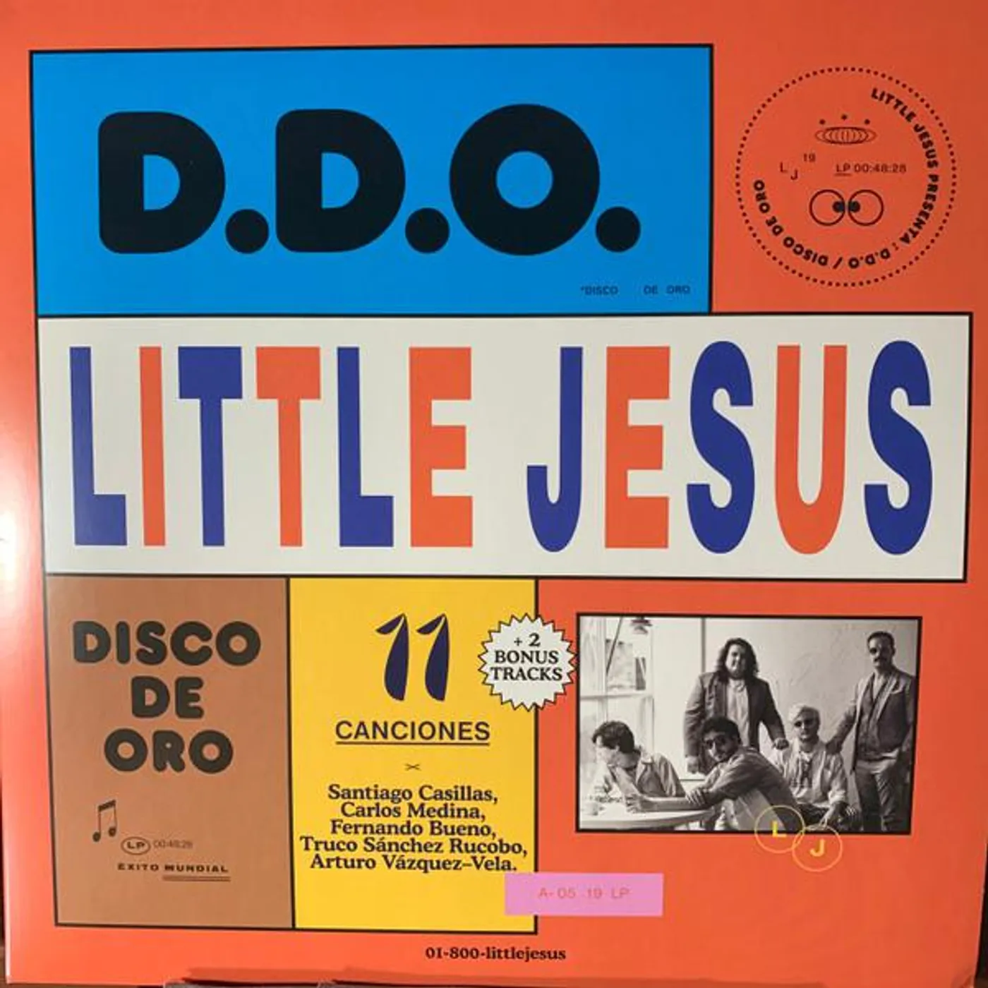 Little Jesus D.D.O. DISCO DE ORO Vinyl Record