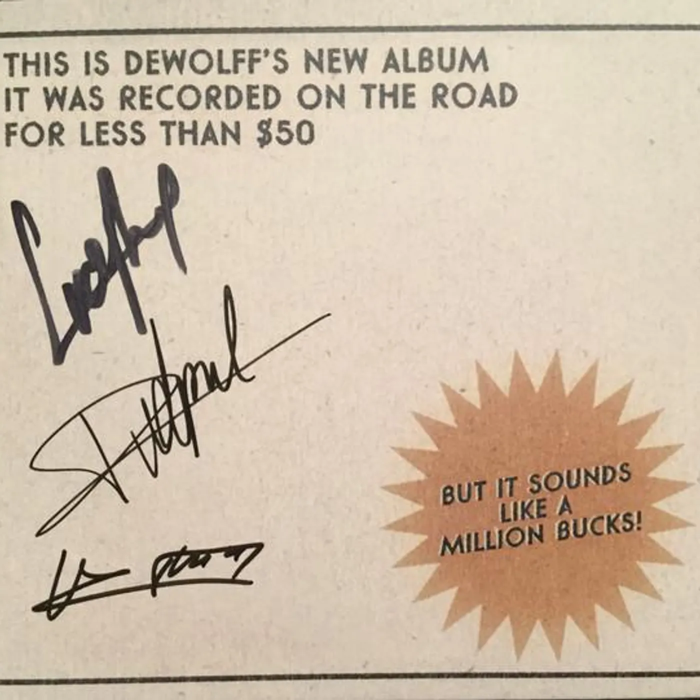 DeWolff TASCAM TAPES CD