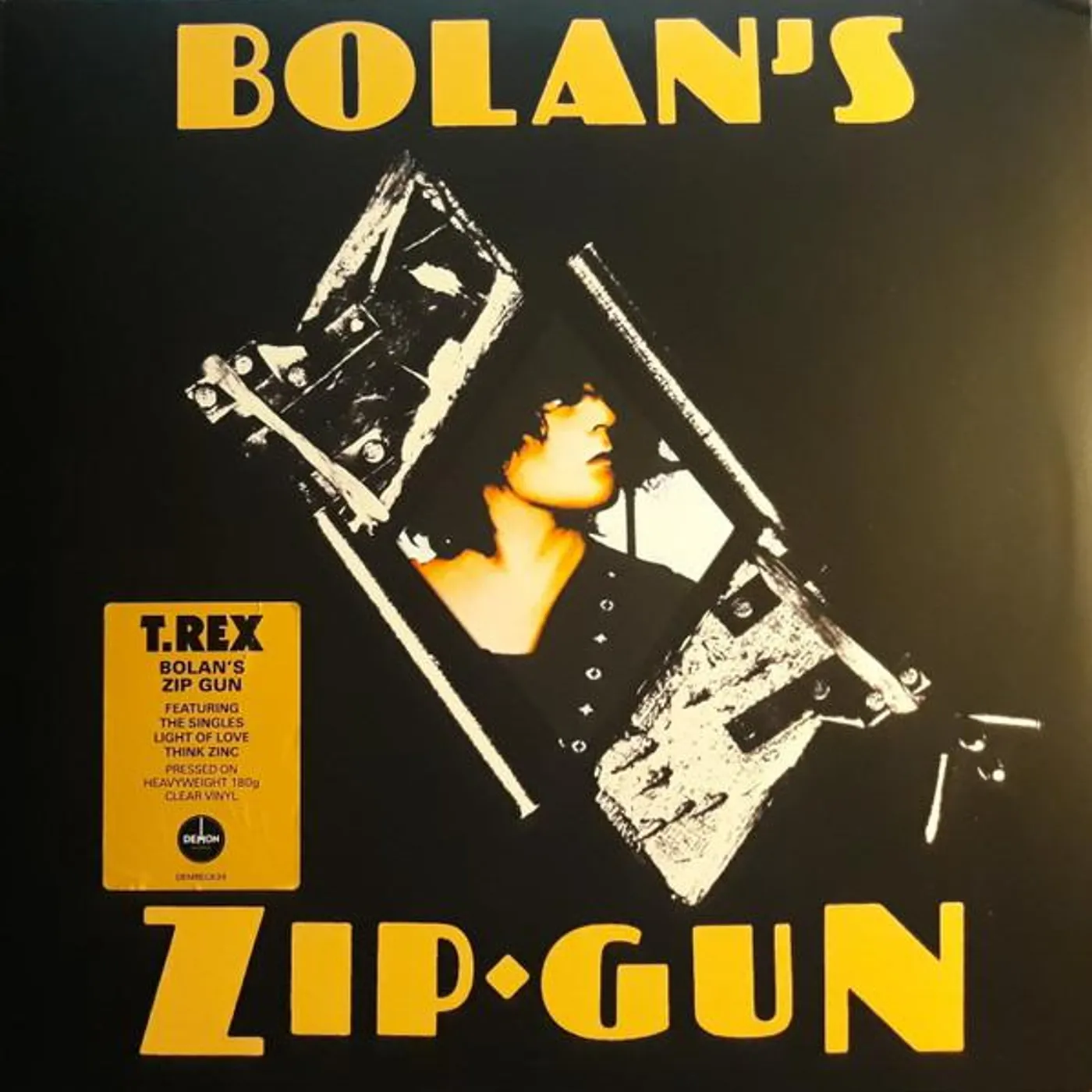T. Rex BOLAN'S ZIP GUN (CLEAR VINYL) Vinyl Record