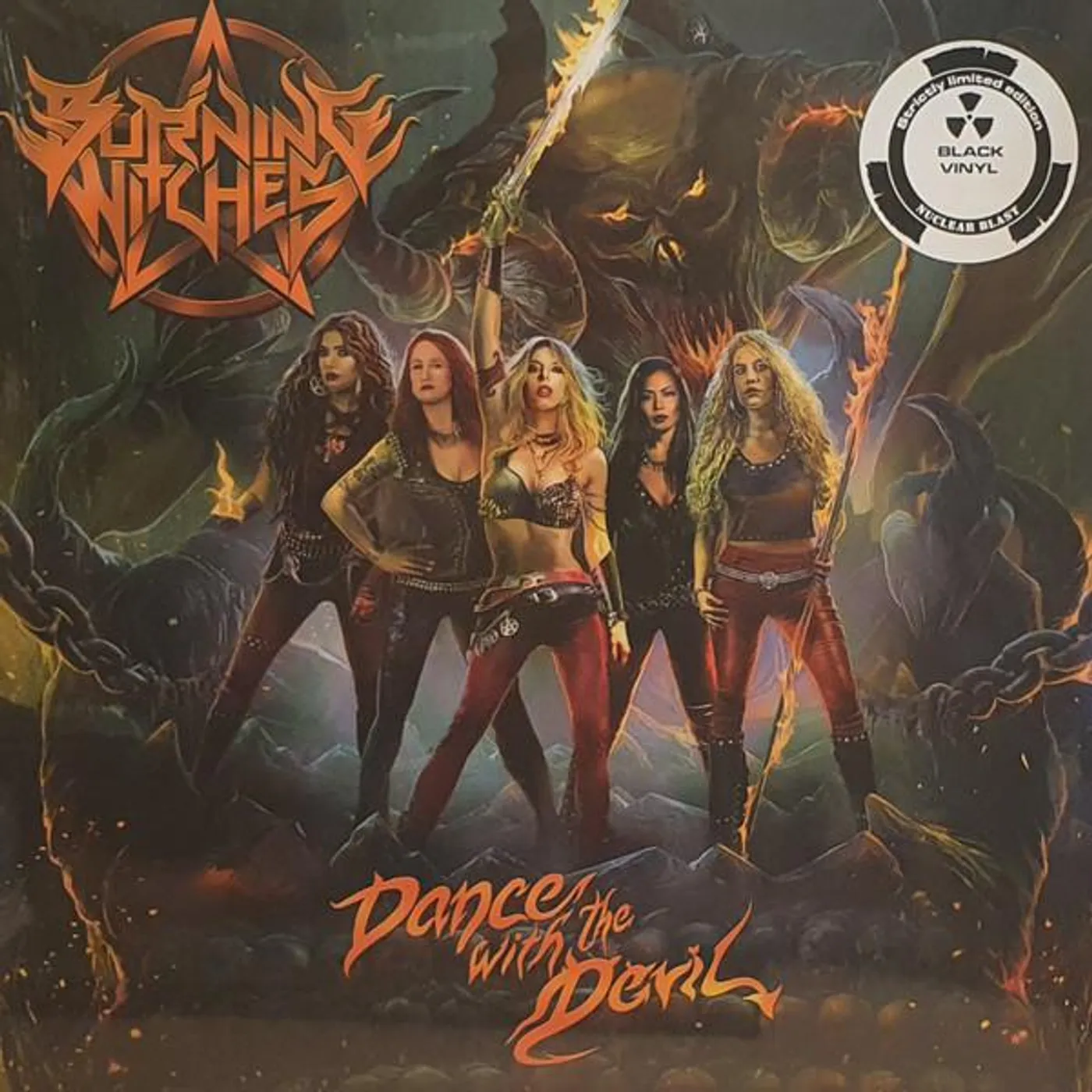 Burning Witches DANCE WITH THE DEVIL (BLACK VINYL) Vinyl Record