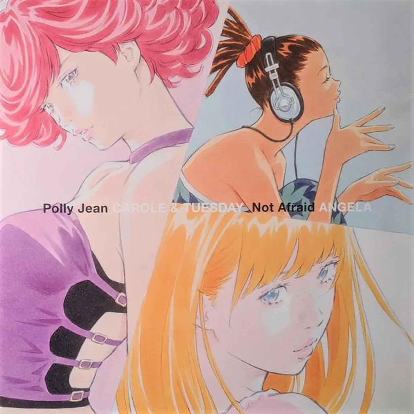Carole & Tuesday POLLY JEAN / NOT AFRAID - Original Soundtrack Vinyl Record