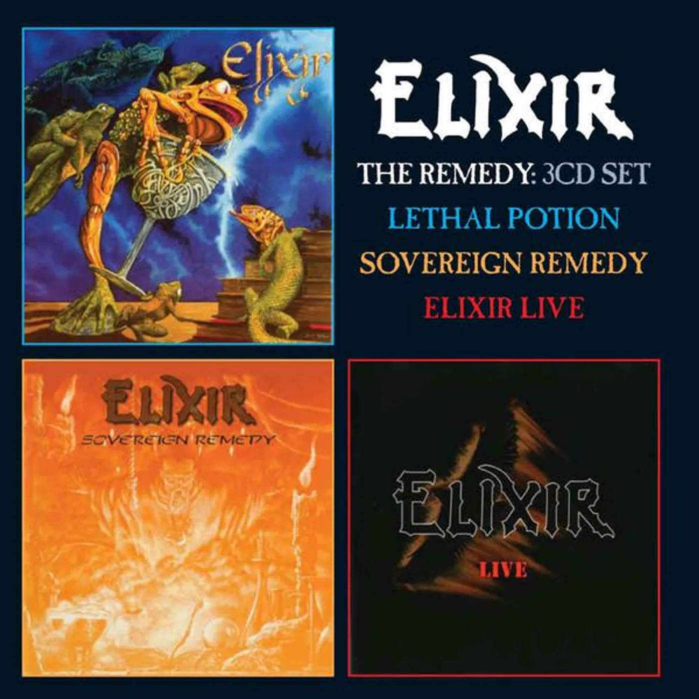 REMEDY: LETHAL POTION / SOVEREIGN REMEDY / ELIXIR LIVE (3CD) CD