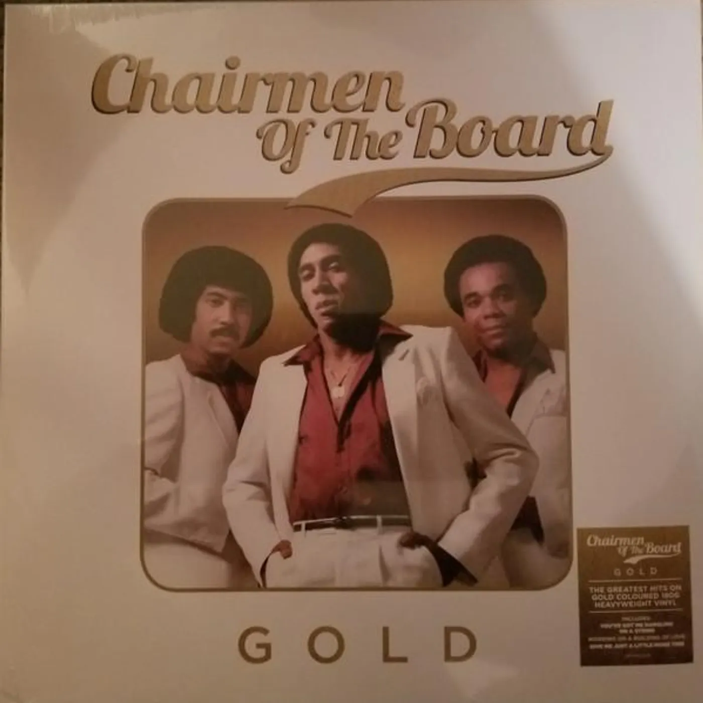 The Chairmen of the Board GOLD Vinyl Record