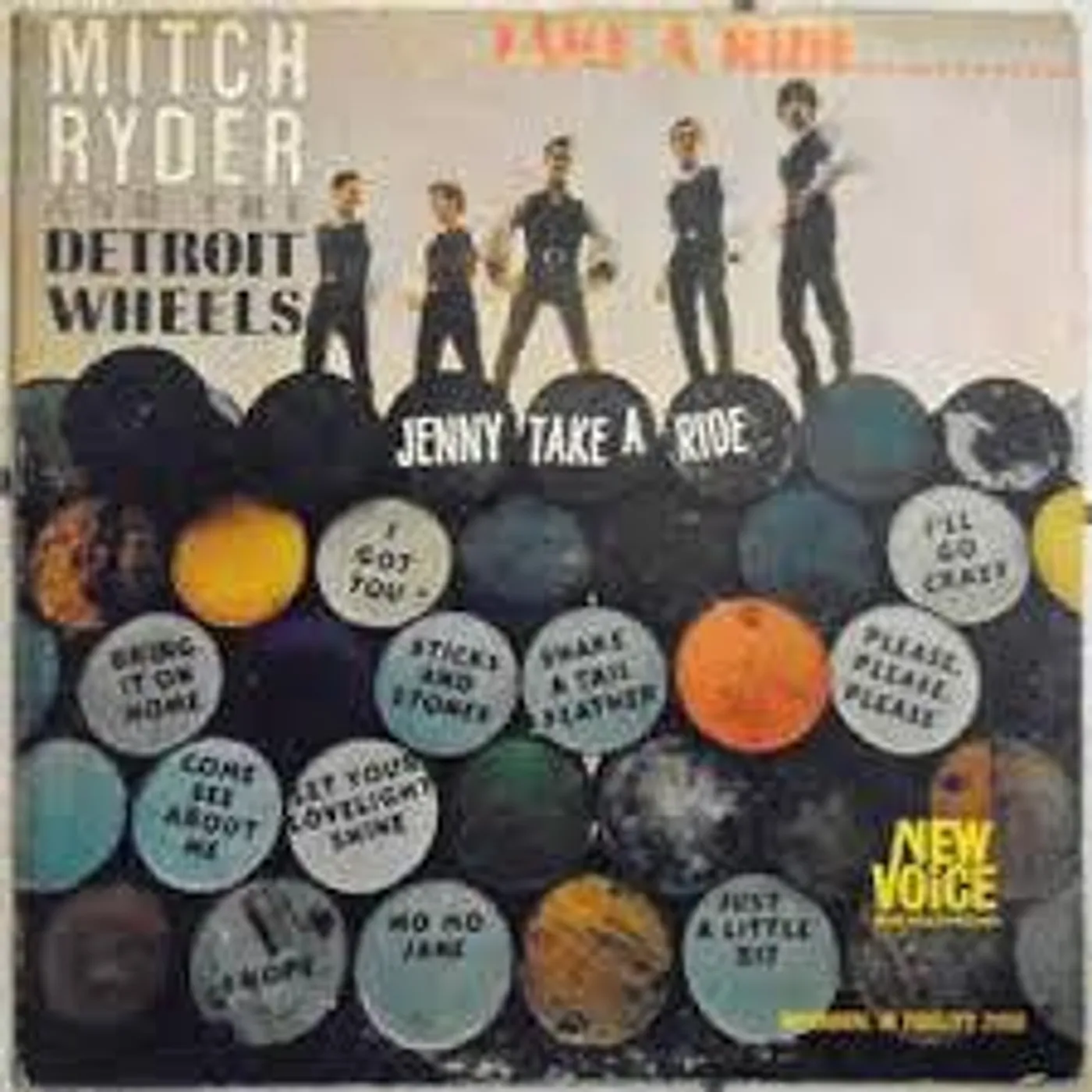 Mitch Ryder and The Detroit Wheels TAKE A RIDE... (GOLD VINYL) Vinyl Record