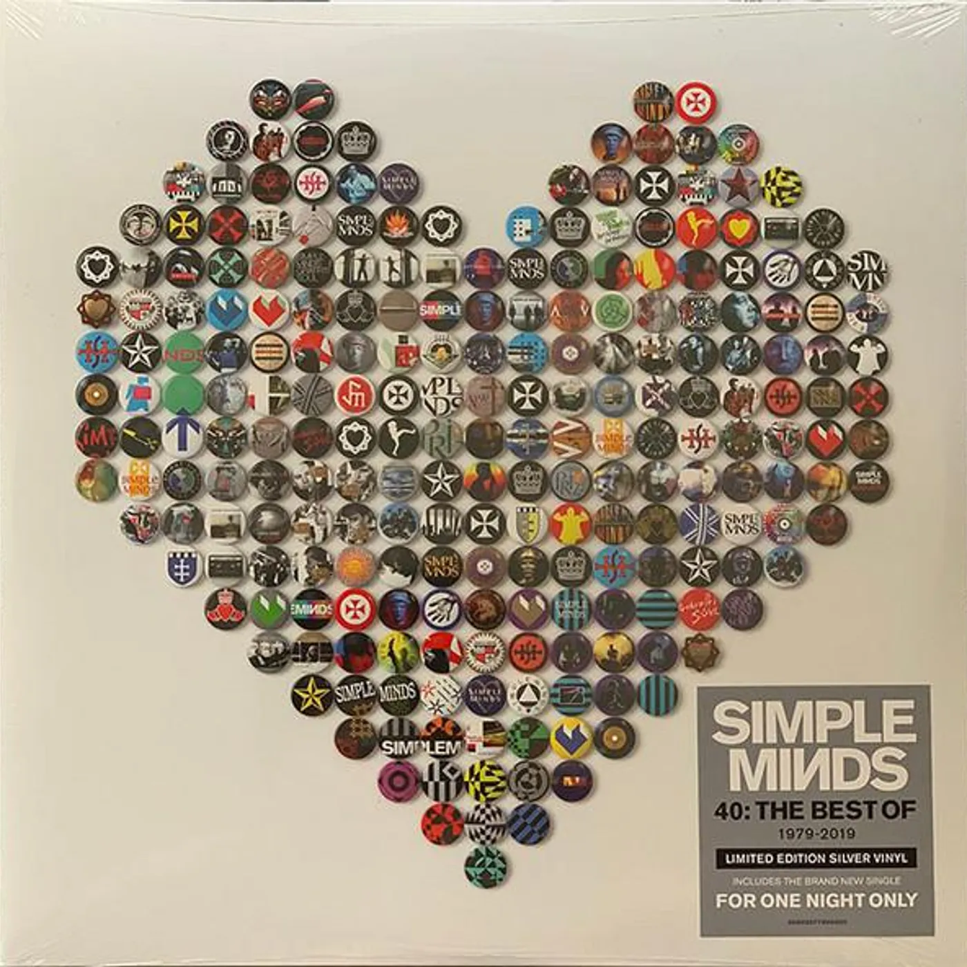 Simple Minds 40: The Best Of - 1979-2019 (Gray Vinyl/2Lp) Vinyl Record