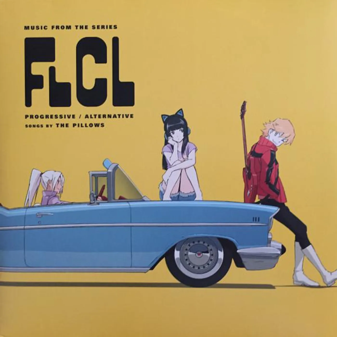 the pillows FLCL PROGRESSIVE / ALTERNATIVE (MUSIC FROM THE SERIES) (2 LP/BLUE & YELLOW VINYL) Vinyl Record