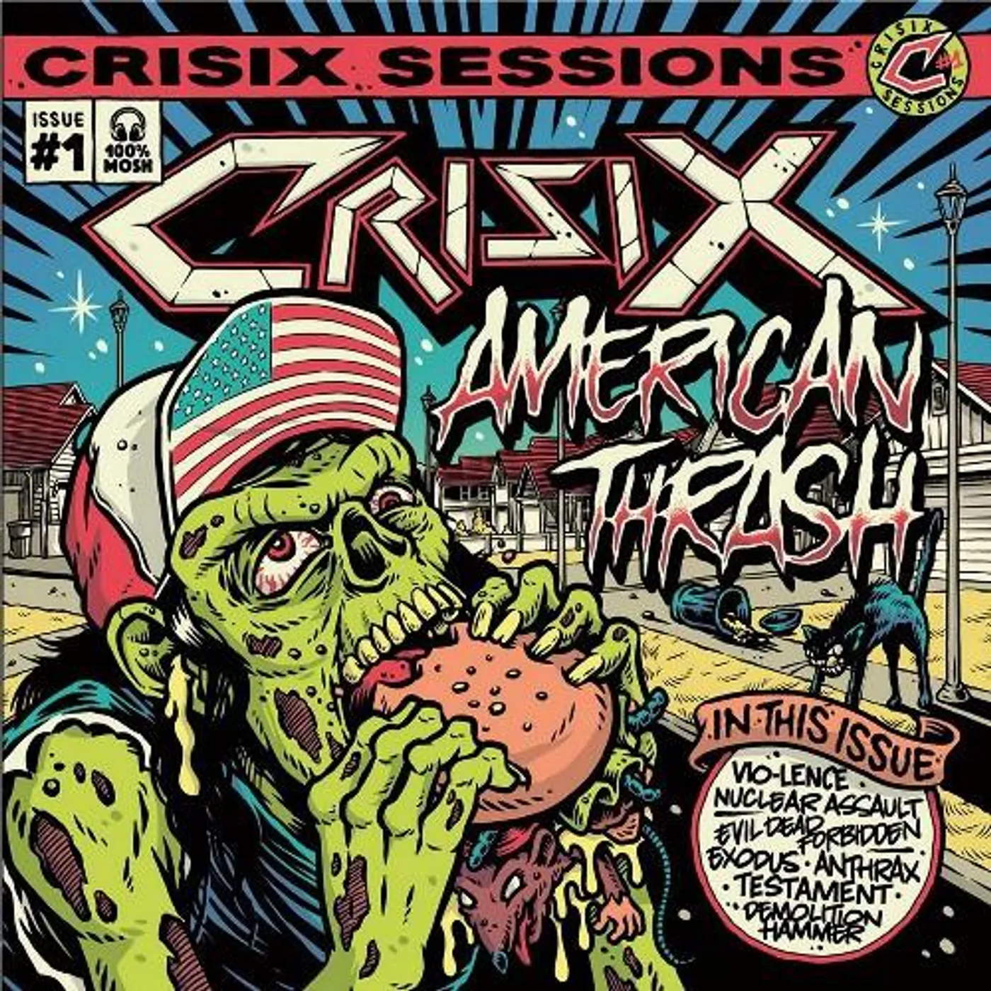 CRISIX SESSION # 1; AMERICAN THRASH CD