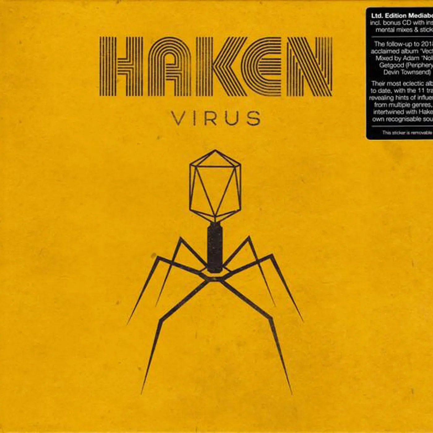 Haken VIRUS (LIMITED 2CD MEDIABOOK) CD