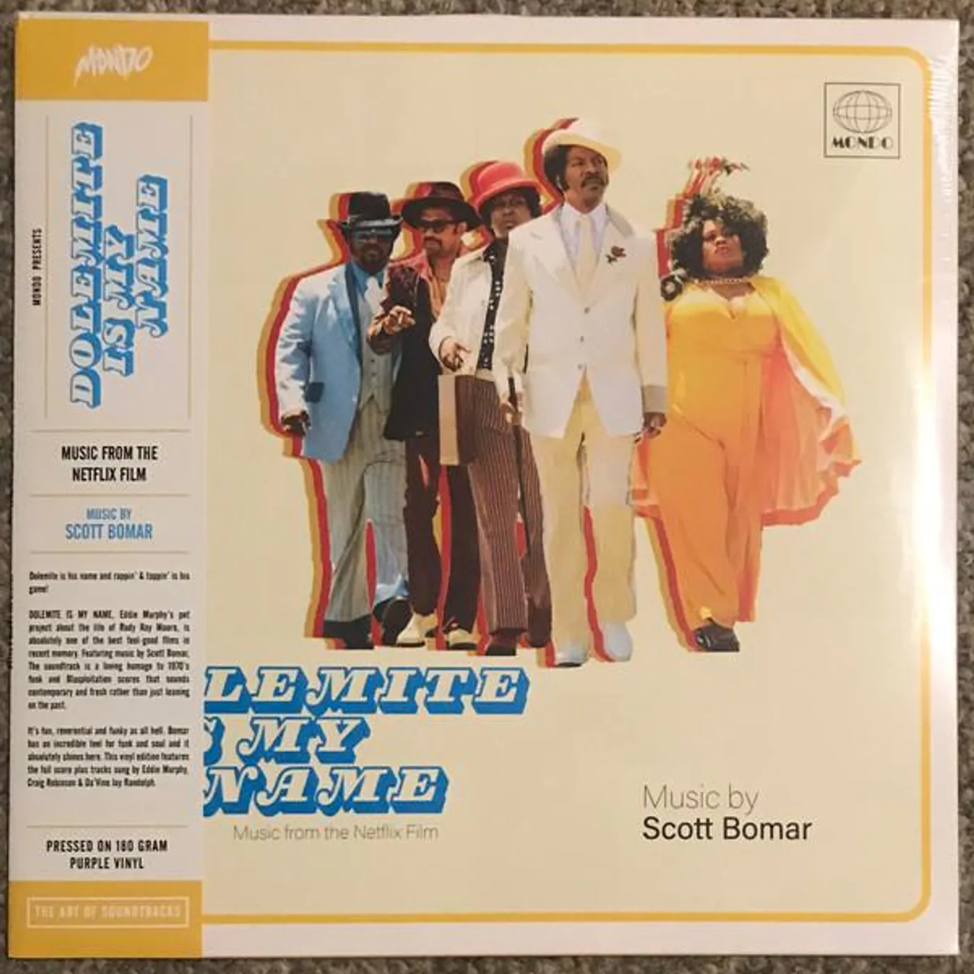 Scott Bomar DOLEMITE IS MY NAME / Original Soundtrack Vinyl Record