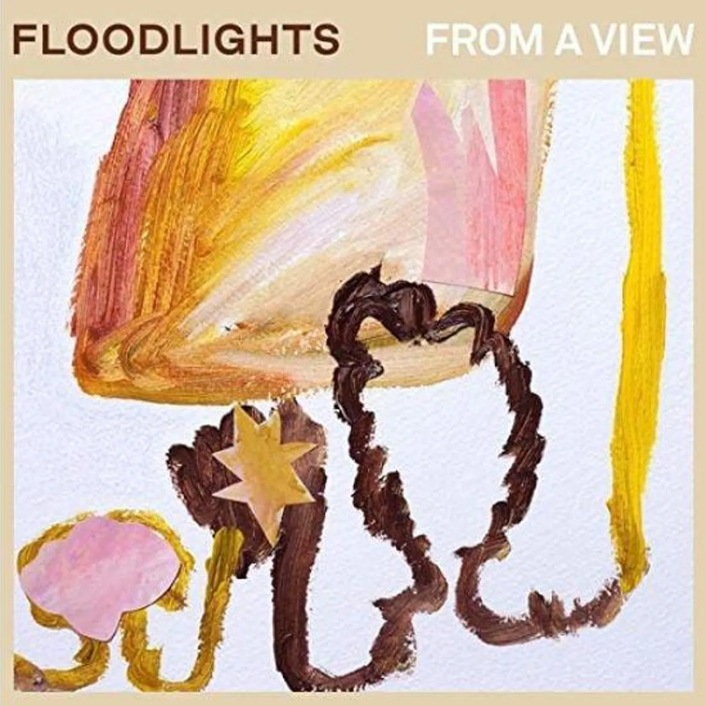 Floodlights FROM A VIEW (YELLOW VINYL) Vinyl Record
