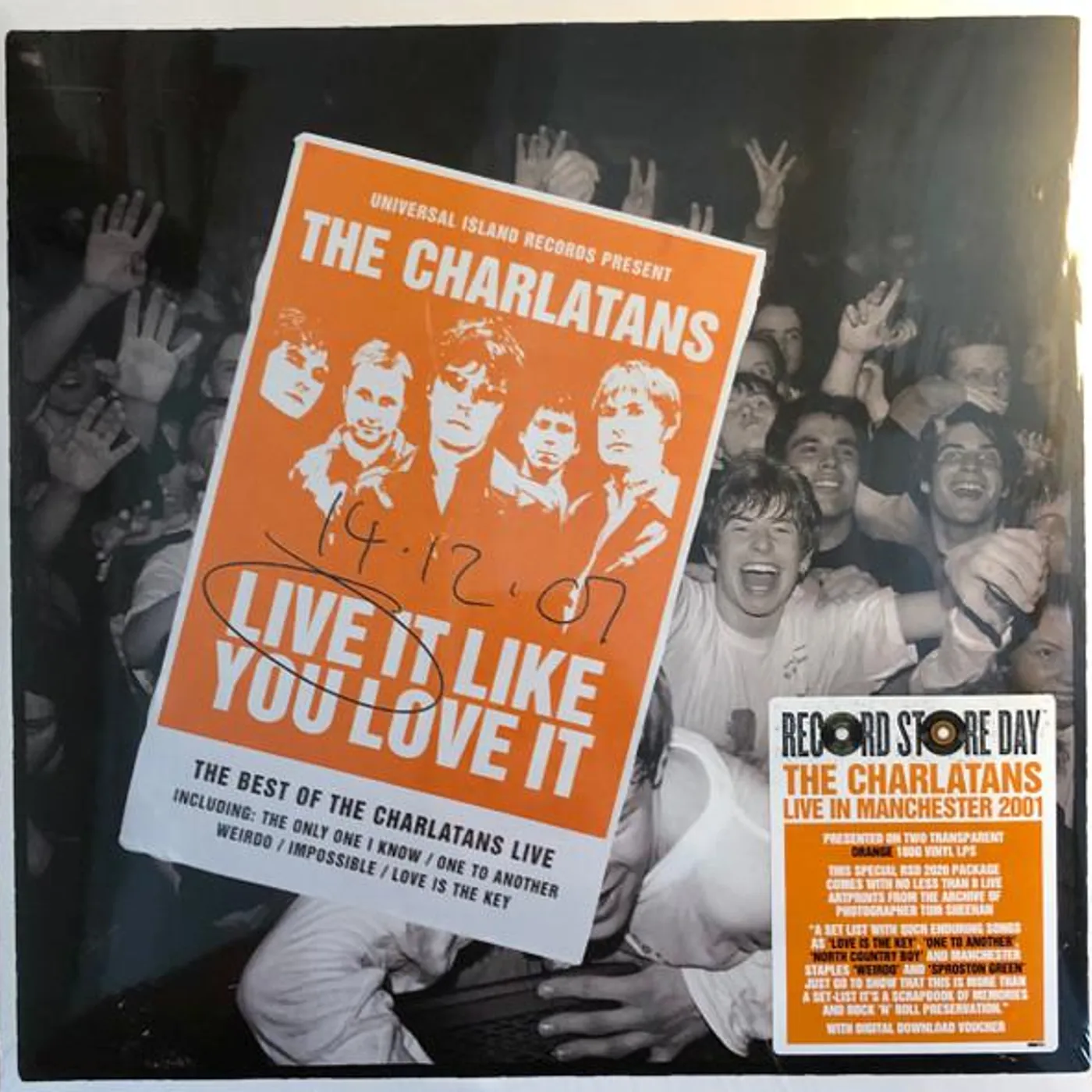 The Charlatans Live It Like You Love It Vinyl Record