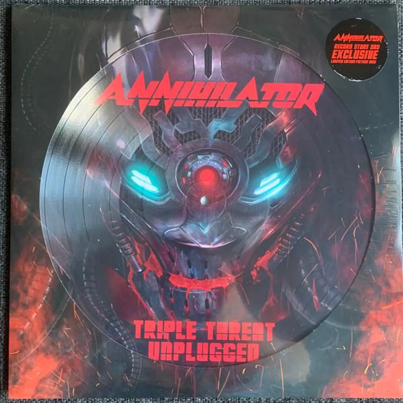 Annihilator TRIPLE THREAT UNPLUGGED Vinyl Record