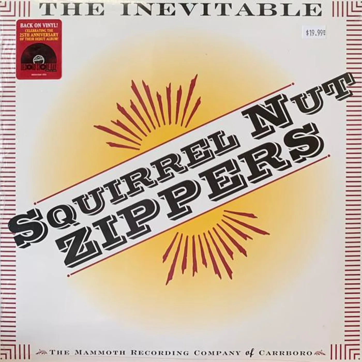 Squirrel Nut Zippers INEVITABLE (RSD) Vinyl Record