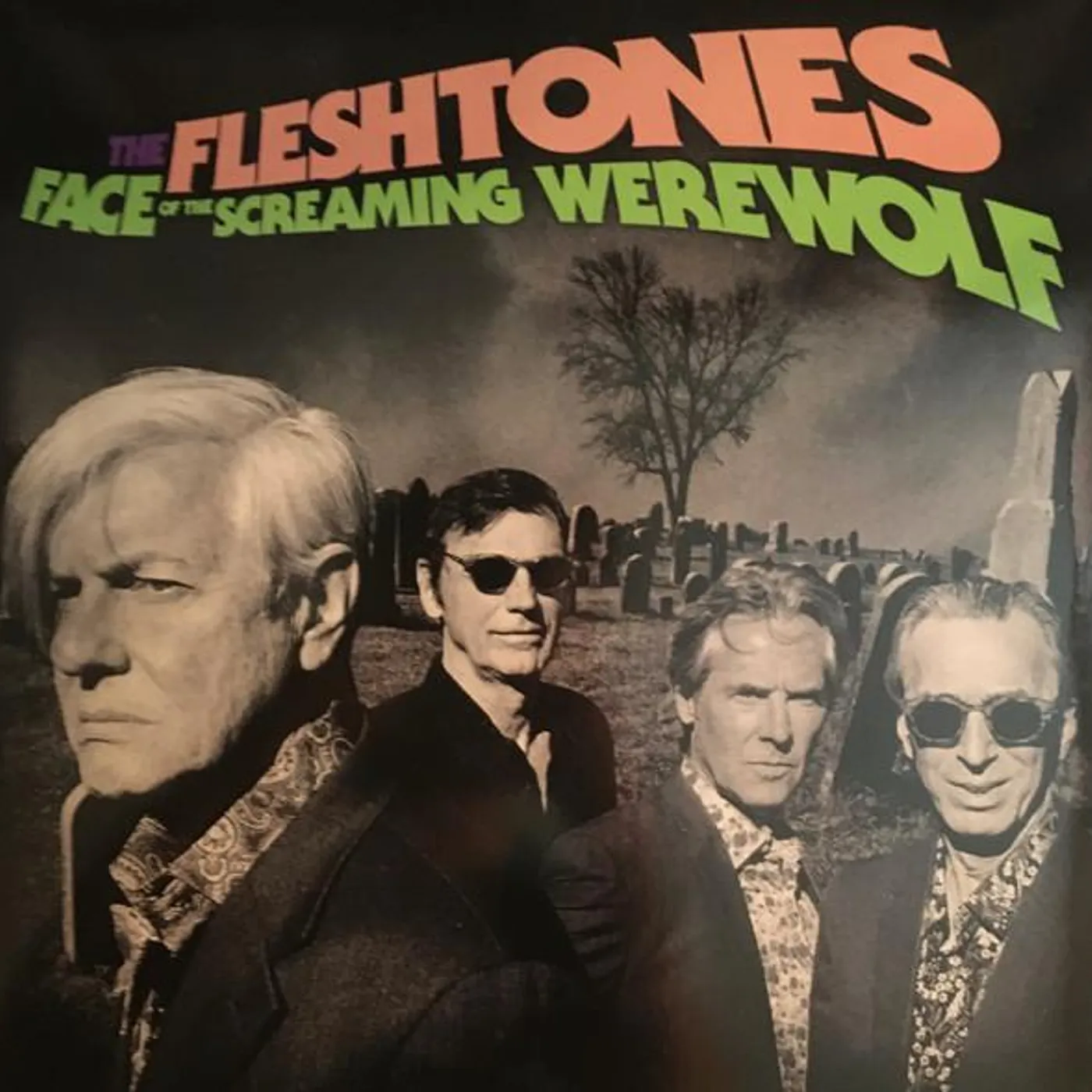 The Fleshtones FACE OF THE SCREAMING WEREWOLF (PURPLE WITH BLACK SPLATTER VINYL) (RSD) Vinyl Record