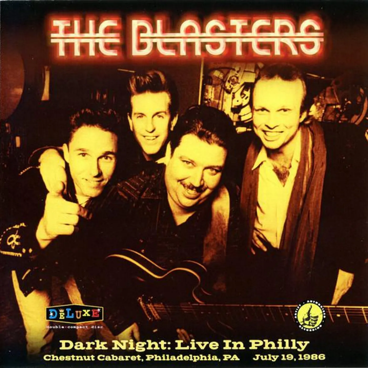 The Blasters DARK NIGHT: LIVE IN PHILLY CD