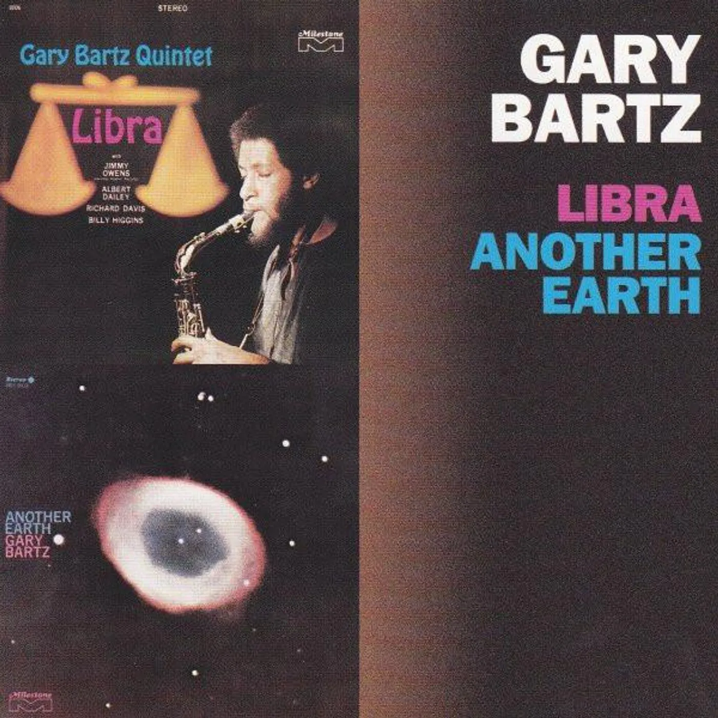 Gary Bartz LIBRA / ANOTHER EARTH CD
