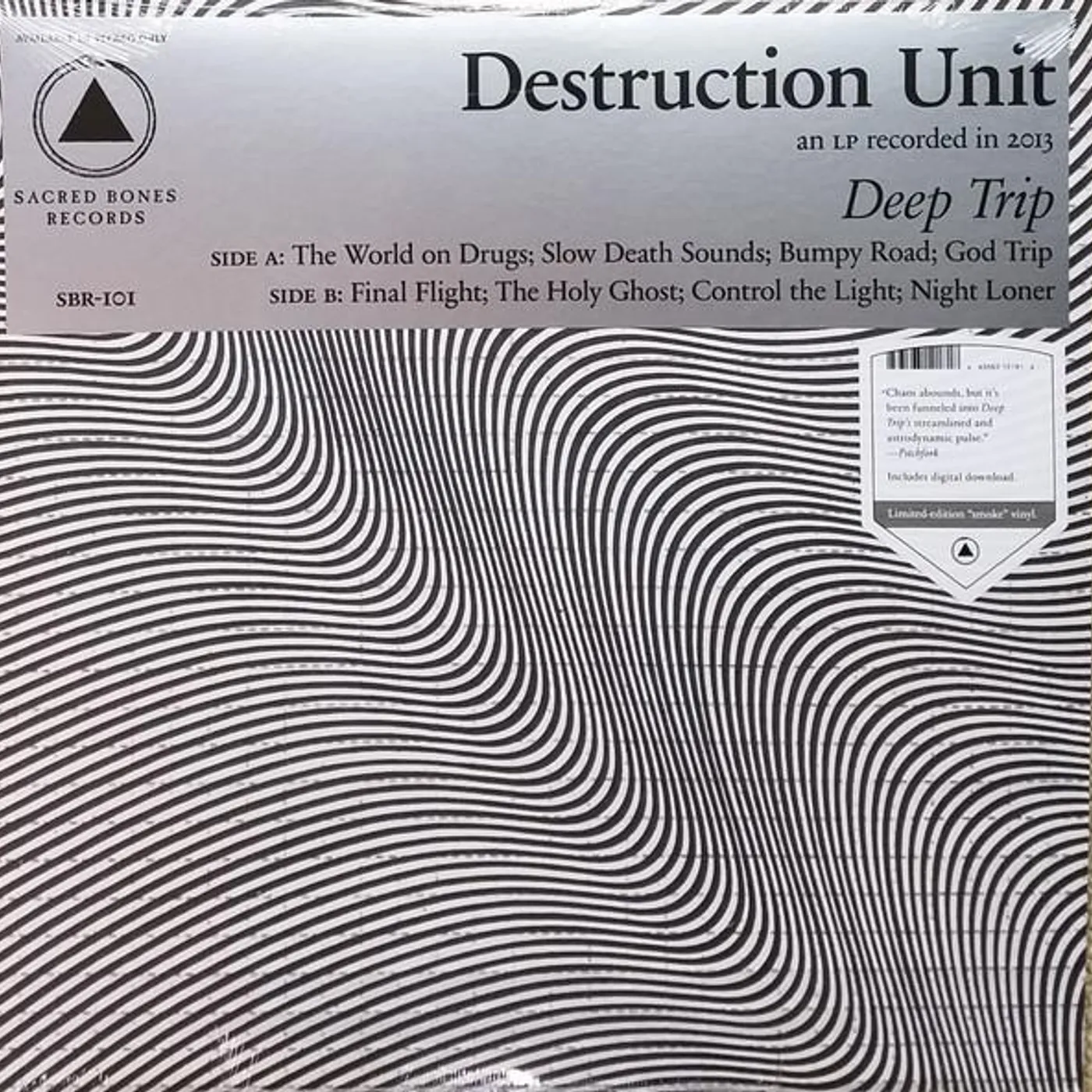 Destruction Unit DEEP TRIP (SMOKE VINYL) Vinyl Record